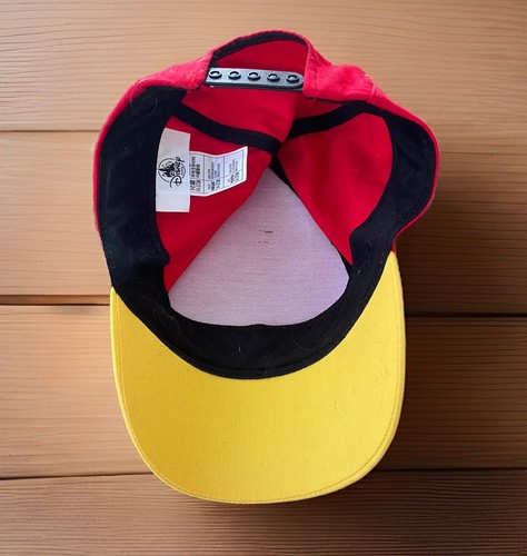 Gorra de béisbol con orejas de Mickey Mouse juvenil de los parques de Disney roja amarilla 54-57 CM - Imagen 6 de 6