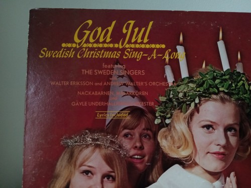 God Jul Swedish Christmas Sing-A-Long LP 1965 - Colonial Records Impressionist - Picture 6 of 18