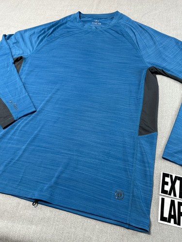 Camiseta deportiva de manga larga HANG TEN AZUL para hombre talla XL - EXTRA GRANDE - SURF - Imagen 7 de 18