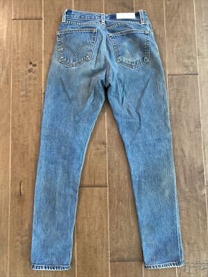 【送料&関税込】RE/DONE 5-pocket Straight-leg Jeans LEVI'S Re/Done Straight Leg 5 Pocket Button Fly Denim Jeans