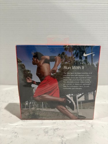 Nike Armband Ipod Nano Black Red-Jogging Hiking Running Walking - Picture 2 of 3