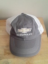 Chevrolet Chevy Bowtie Gray Patterned  Mesh Hat