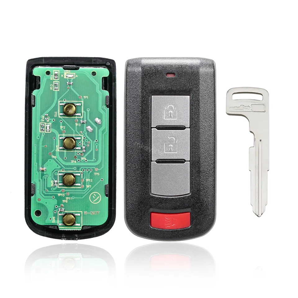 2 para desbloqueado Mitsubishi Outlander Sport mando a distancia inteligente sin llave OUC644M-KEY-N Foto 4 de 4