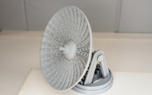 Star Wars Kenner Vintage Millennium Falcon Parts - Radar Dish 3D Printed - Foto 2 di 9