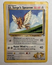 Pokémon TCG Lt. Surge's Spearow Gym Heroes 83/132 Regular Unlimited Common HP