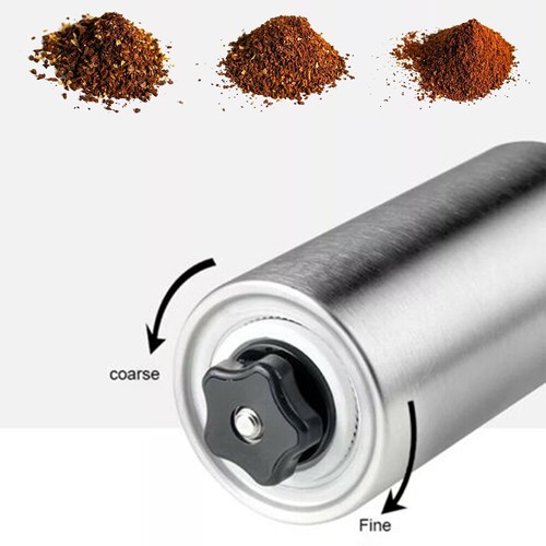 Manual Coffee Grinder Stainless Steel with Ceramic Burr Bean Mill Portable NEW - Bild 4 von 9