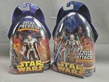 Star Wars Revenge of the Sith General Grievous Sneak Pre Figure Four Lightsaber 