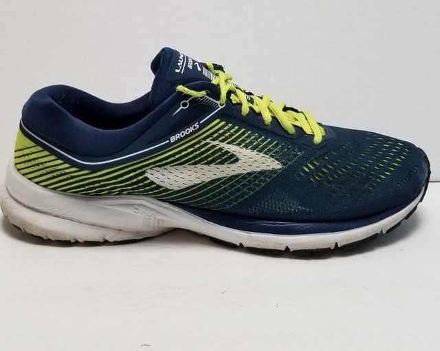 Men's Brooks Launch 5 Running Shoes (Blue/Yellow) Size 11.5 Medium (D