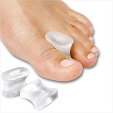 NatraCure Gel Toe Spacers - Helps with Bunions, Corns, Blisters, Rubbing