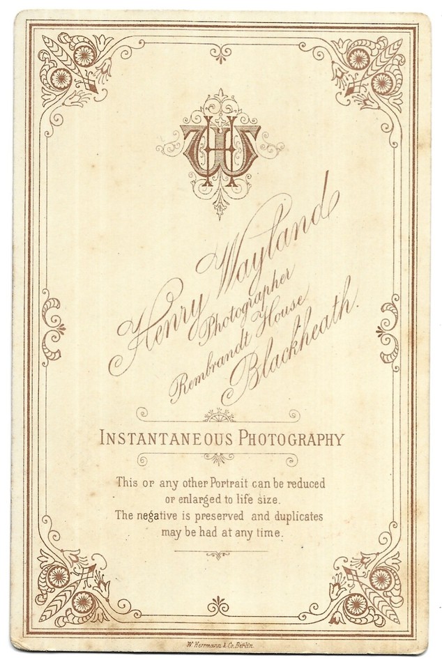 Card Photo Boy Child Unusual Fashion Wayland Blackheath London