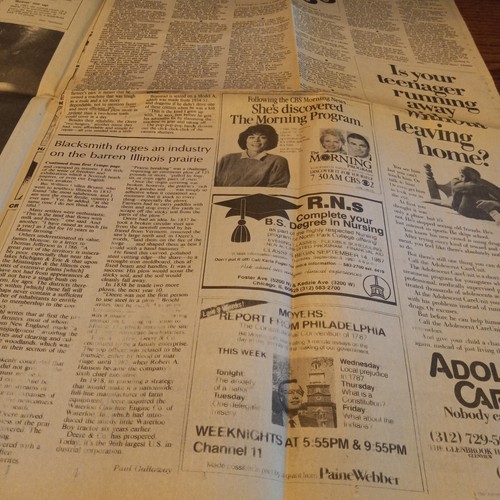 Chicago Tribune Tempo Agosto 1987 Articolo Clipping Trattori, Giornale Fumetti - Foto 8 di 12