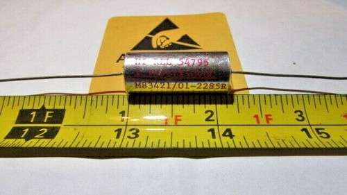 2.2uF 1% 50V Sprague HI-REL M83421/01-2285R JAN Metalize Polycarbonate Capacitor - Picture 5 of 6