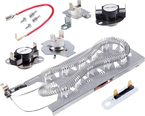 🆕 "3387747 Trockner Heizelement 279816 Thermostat Set 279973 3392519 Thermo