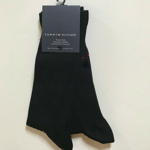 NUEVO CON ETIQUETAS Tommy Hilfiger Hombre 2-PK Pantalones Transpirables Calcetines Mezcla de Algodón Media Pantorrilla NUEVO - Imagen 20 de 63