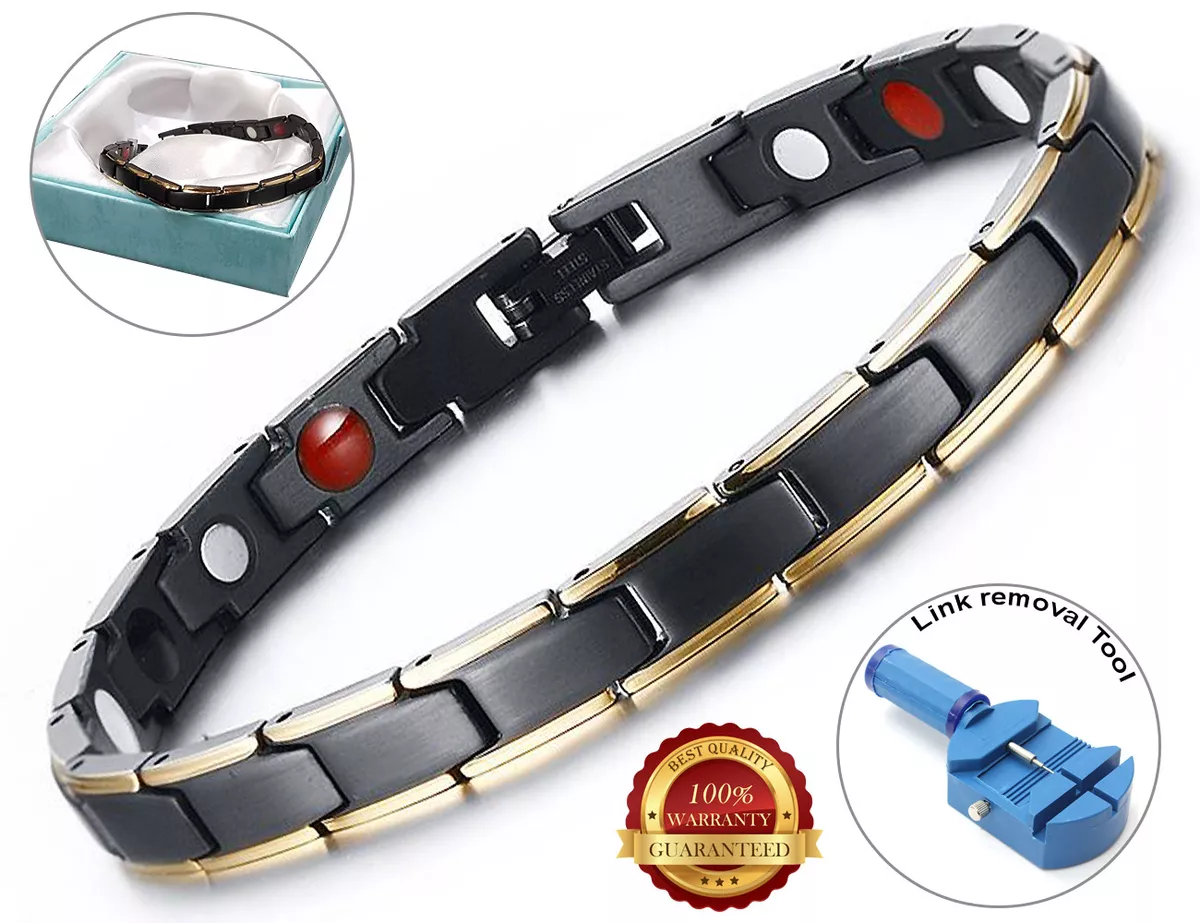 Magnetic Bracelet Carpal Tunnel Relief Arthritis Therapy Bio Healing Pain Relief