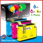 3PK 933 Ink Cartridge For Officejet 6100 6600 6700 7612 Printer