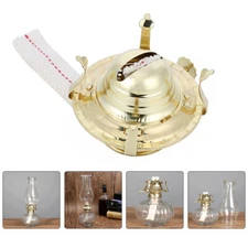 1 Set Oil Lamp Burner And Kerosene Wick Holder Replacement Accessory