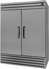 Excellence CF-43HC 54" Two Section Reach-In Freezer w/ 2 Solid Doors, Bottom ...