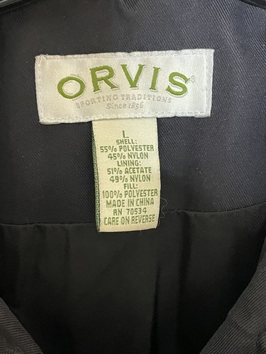 Orvis womens barn coat black chore jacket lightweight Large - Bild 9 von 12
