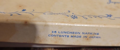Vintage Papier Seide Effekt Mittagessen Servietten CHRYSANTHEMEN Mütter Japan - Bild 4 von 4