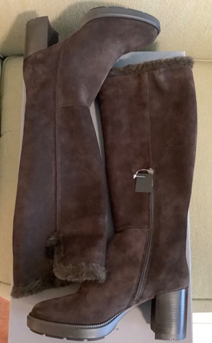 Aquatalia Ibis wetterfeste Stiefel aus Wildleder & Kunstfell Gr. 9 Neu im Karton - Bild 4 von 10