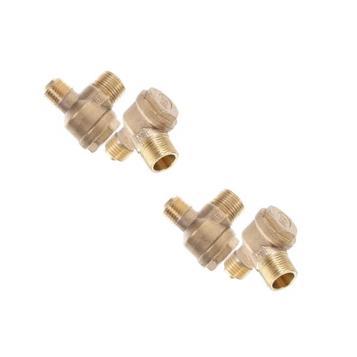  2 Pieces Air Compressor Check Valve Kit Accessory for Central Valves