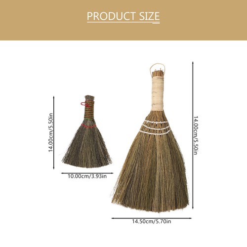  2 Pcs Desktop -Staubbürste Büro Haushaltsbesen Kleine Reinigungsbürste - Bild 5 von 12