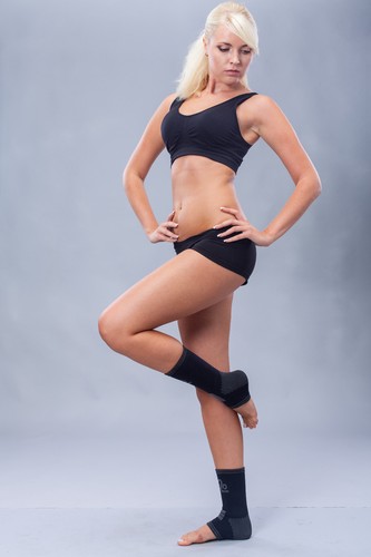  2 Stk. Fußbandagen, Sprunggelenkbandagen, Knöchelstützen aus Viskose - Picture 3 of 7