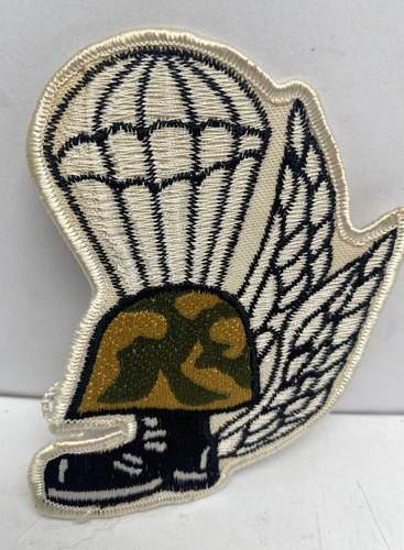 Vtg Airborne Parachute Jump Wings Patch Marines Recon NOS 3.25 x 4.125" Military - Picture 11 of 12