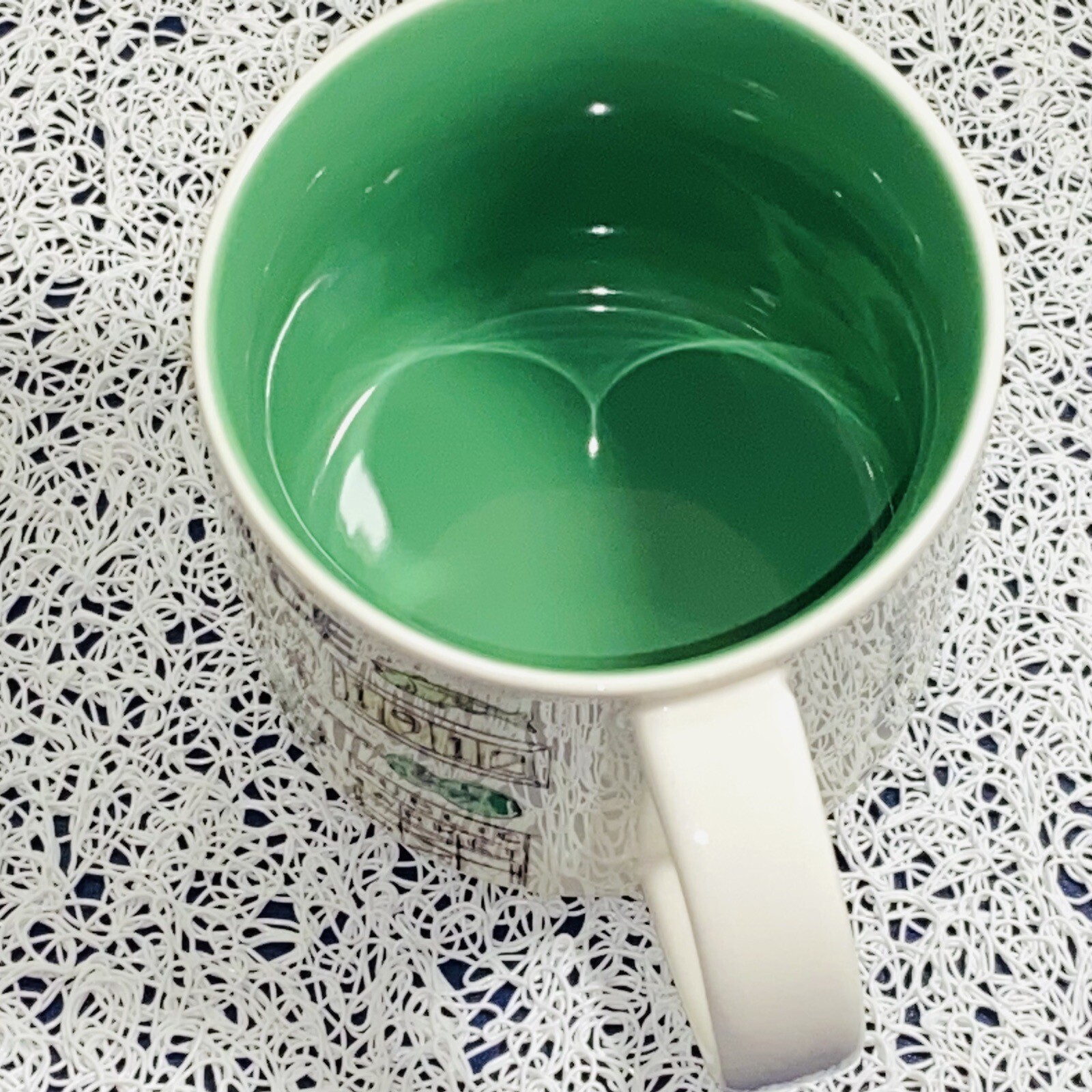 Starbucks Mug - Pike Place - Been There Series - Pin Drop Coll. - White & Green - Picture 6 of 7