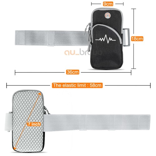Sports Gym Running Armband for Samsung Galaxy A14 A34 A54 A13 A33 A53 Arm Band - Picture 6 of 9