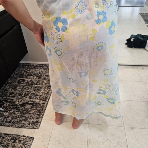 Super Cute Vintage Hippie Floral Dress With Pockets. Fits Like Small Medium Boho - Picture 13 of 23