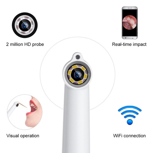 Wireless WIFI 1080P Dental Intraoral Camera 360° Oral Endoscope 6LEDS Waterproof - Picture 5 of 12