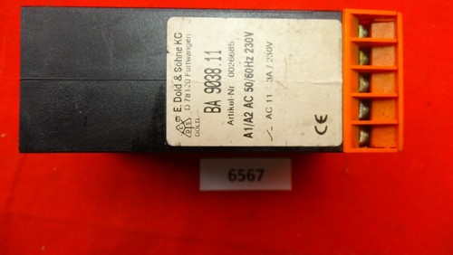 Dold Motor Overload Relay Ba 9038.11 230V AC 50/60Hz (0026685) Stock - Picture 4 of 6