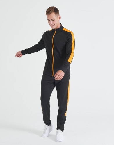 Mens Tracksuit Set Slim Fit Joggers Track Bottoms Full Zip Up Sports Jacket - Picture 5 of 60