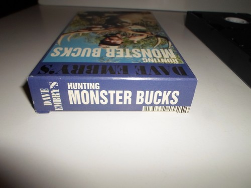 Tested! Dave Embry VHS *Hunting Monster Bucks* Big Game Deer Whitetail Bow Rifle - Picture 4 of 6