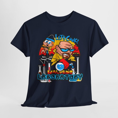 Breaking Dexter Laboratorio Divertido Gráfico Camiseta Unisex Algodón Pesado Camiseta - Imagen 22 de 36