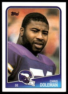1988 Topps Chris Doleman #157 Minnesota Vikings Football Card