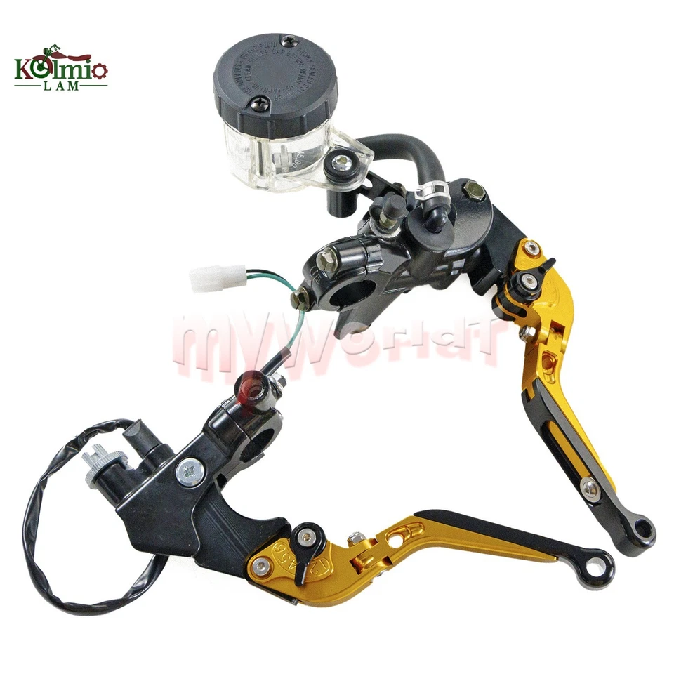 Front Brake Master Cylinder Lever Pump Fit For SUZUKI GSXR600 GSXR750 GSXR1000 - Image 2 of 4