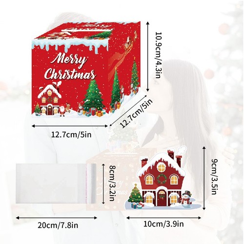 1x Christmas Happy Birthday Money Pull Out Box Cash Money Box Surprise Gift Box - Picture 4 of 12