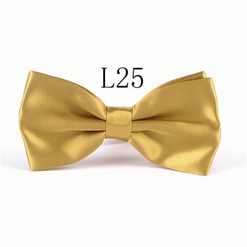 Bow Tie Neck Men Satin Fancy Dress Wedding Plain Adjustable Pre-Tied Dickie Clip - Picture 16 of 52