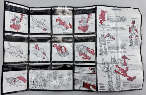 SUPERION PENTAJET TRANSFORMERS TRASFORMER ITALIAN BOX GIG 85 MACAU TAKARA HASBRO - Foto 23 di 23