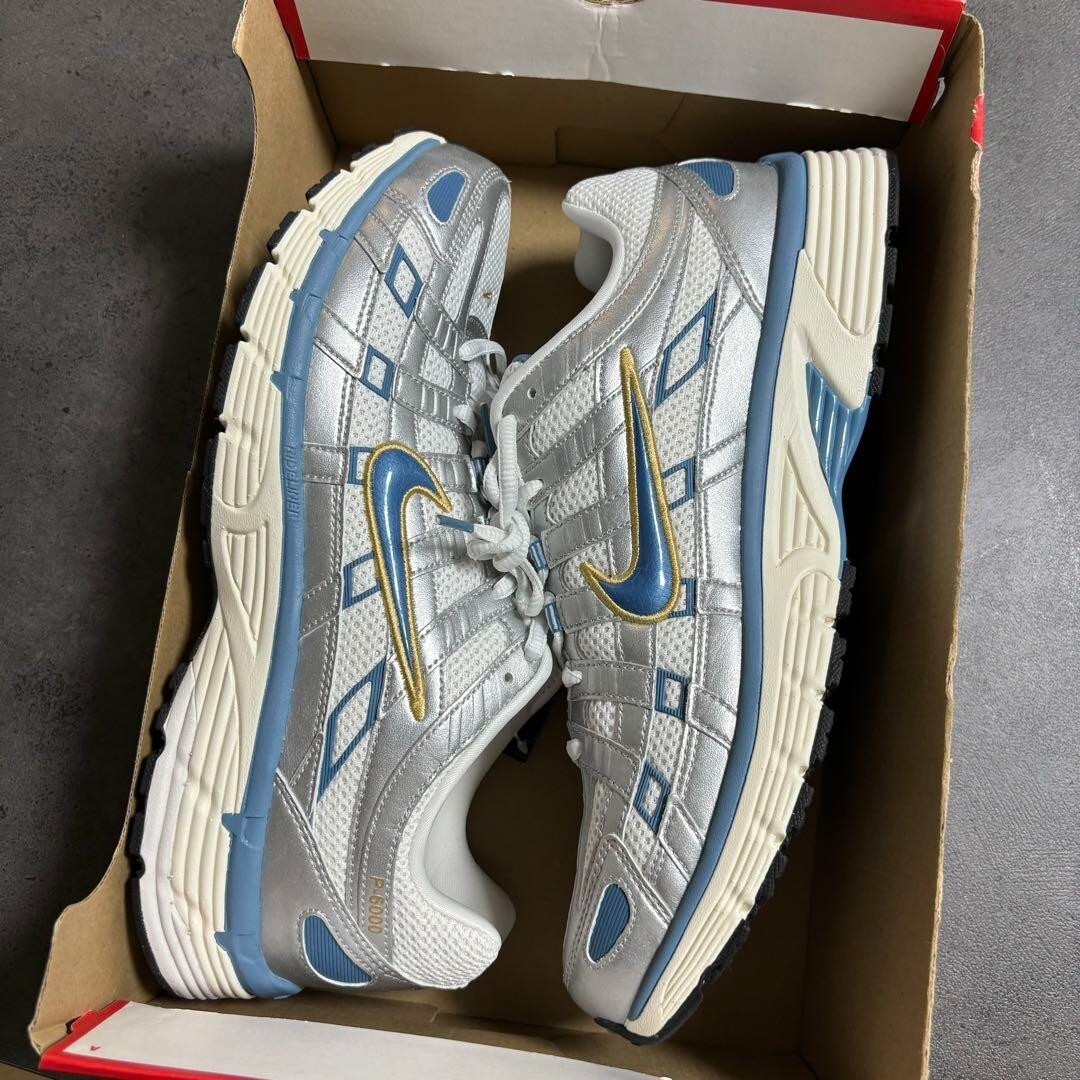 ★関税、送料込★【NIKE】P-6000 White llic - HJ7246-100 Amazon.com | Nike P-6000 Shoes (HJ7246-100, White/Metallic