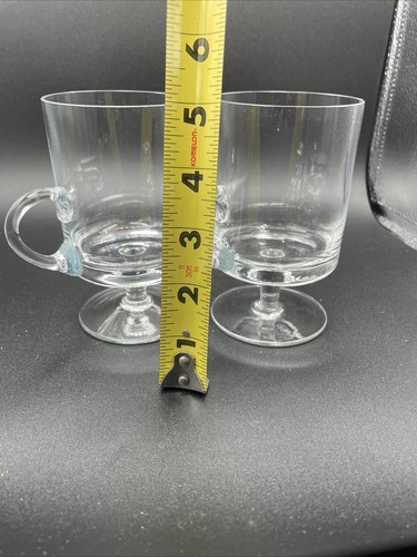 Vintage Irischer Kaffee Cappuccino Kaffee Cocktail Glas Becher Set - Bild 7 von 7