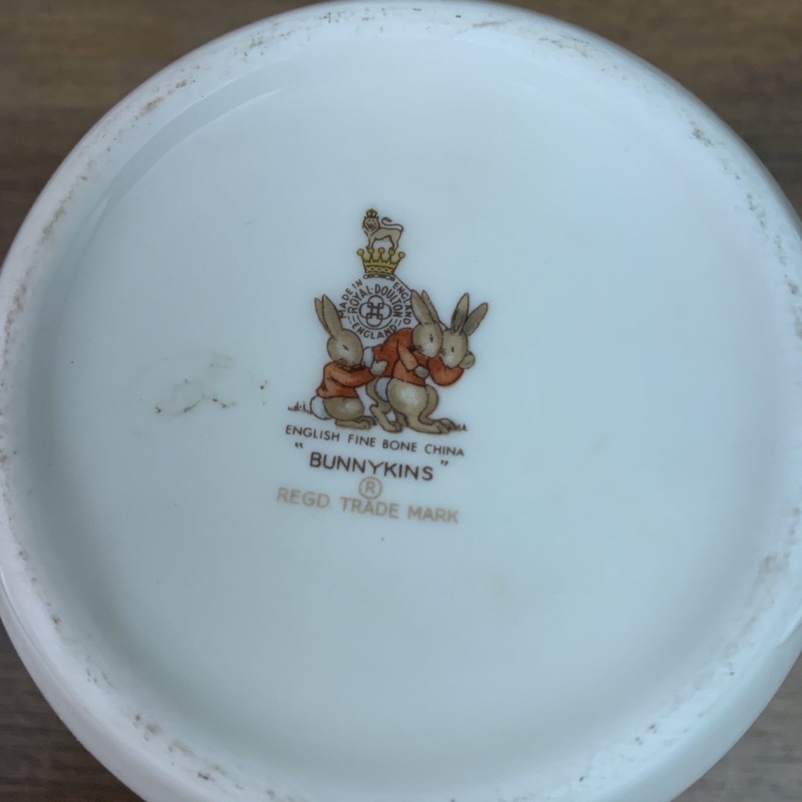 Royal Doulton Bunnykins Childs 2pc Bowl And Cup Set England Bone China