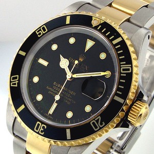 ROLEX-BLACK-SUBMARINER-16613-SUBMARINER-STEEL-18K-YELLOW-GOLD-TWO-TONE