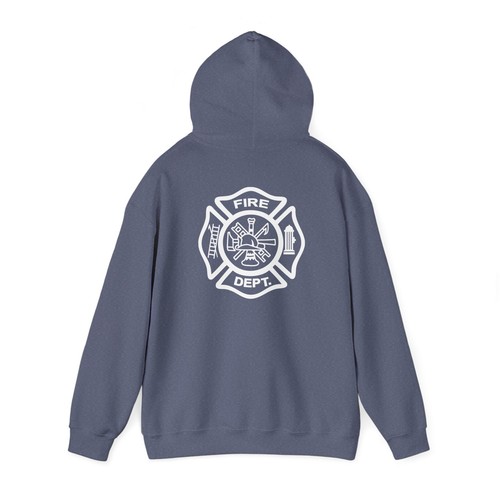 Maltese Cross FireFighter Department Rescue T-shirt unisex felpa con cappuccio - Foto 30 di 36
