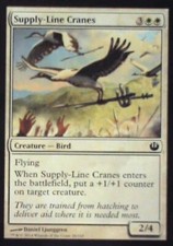 Supply-Line Cranes - Journey Into Nyx: #28, Magic: The Gathering Nm R242