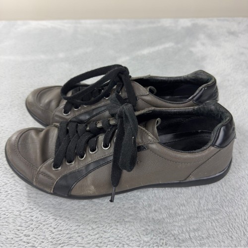 Prada Sport Two Tone Leather Low Top Sneakers Size 7.5 US/6 UK/40 EU 4E1835 - Bild 12 von 15