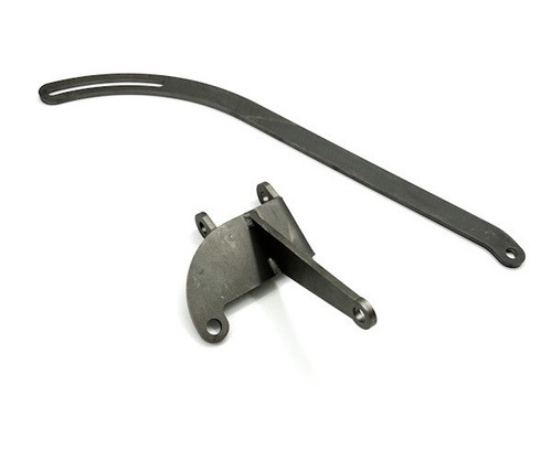 Plain Passenger Side Alternator Bracket Short Water Pump For Small Block Chevy - Picture 3 of 8